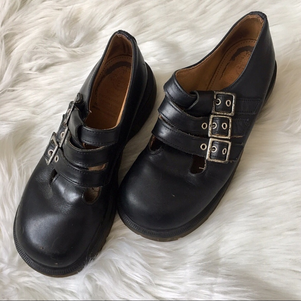 SOLD Dr. Martens Black Vintage RARE Mary Janes - Picture 3 of 4